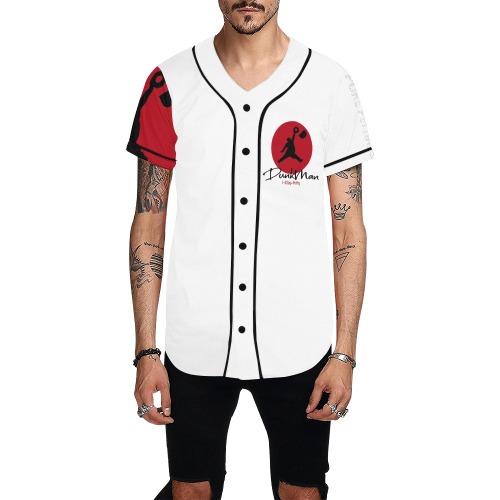Pure Pettiness Dunkman All Over Print Baseball Jersey for Men (Model T50)