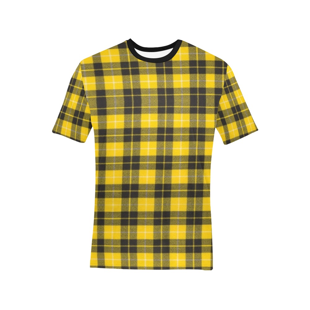 Barclay Dress Modern Men's All Over Print T-Shirt (Solid Color Neck) (Model T63)