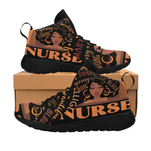 Black Nurse Shoe Women's Chukka Training Shoes (Model 57502)