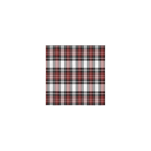Red Black Plaid Square Towel 13“x13”