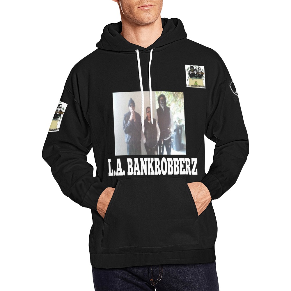 DIONIO Clothing - L.A. BANKROBBERZ Hoodie (Black) All Over Print Hoodie for Men (USA Size) (Model H13)