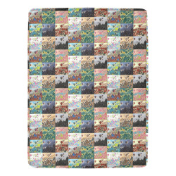 Cappadocia, Central Anatolia, Turkey Collage Ultra-Soft Micro Fleece Blanket 60"x80"