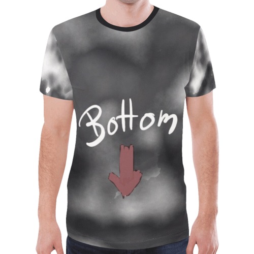 bottom New All Over Print T-shirt for Men (Model T45)