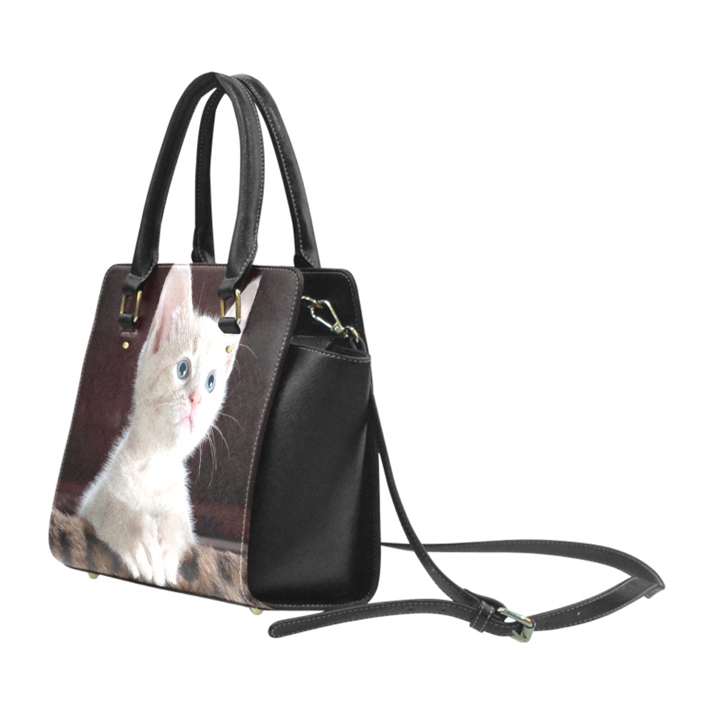 cute cat Classic Shoulder Handbag (Model 1653)