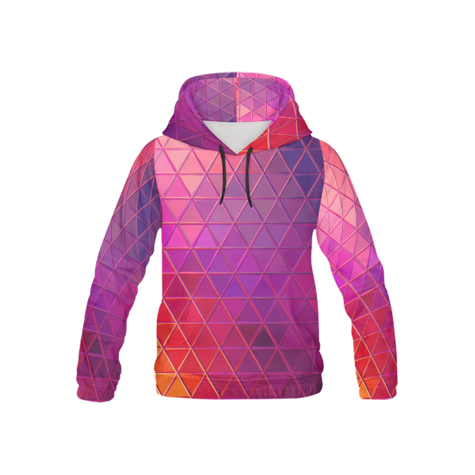 mosaic triangle 5 All Over Print Hoodie for Kid (USA Size) (Model H13)