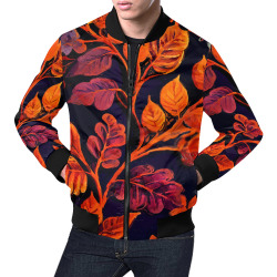 flowers botanic art (10) bomber jacket All Over Print Bomber Jacket for Men (Model H19)