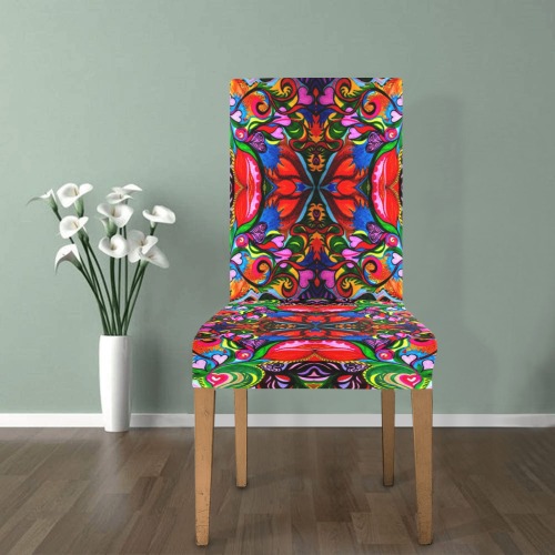 BOHO Night Garden Removable Dining Chair Cover