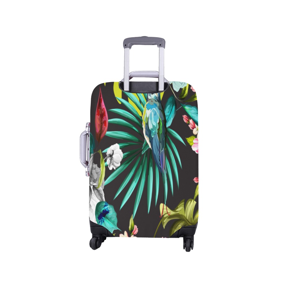 BEAUTIFUL BIRD/FLOWERS Luggage Cover/Small 18"-21"