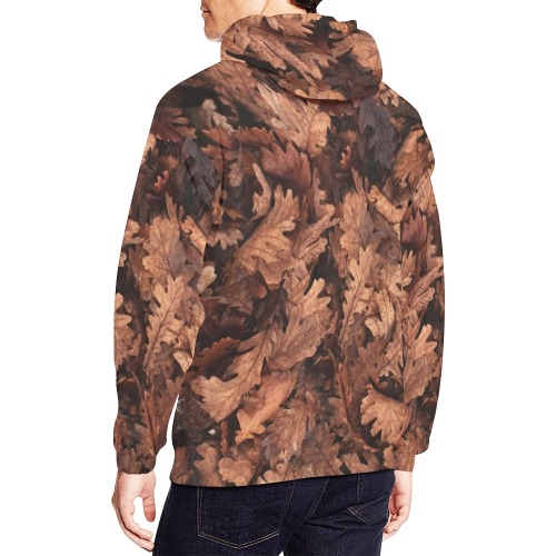 Fall LeavesMade in America All Over Print Hoodie for Men (USA Size) (Model H13)