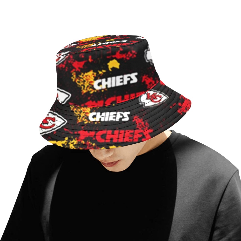 KC CHIEFS 1 All Over Print Bucket Hat for Men