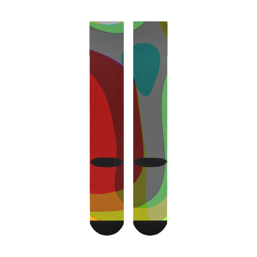 Colorful Abstract 118 Over-The-Calf Socks