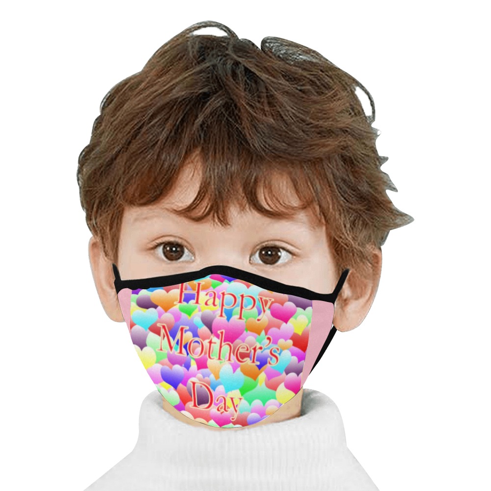Mother's Day Hearts Mouth Mask