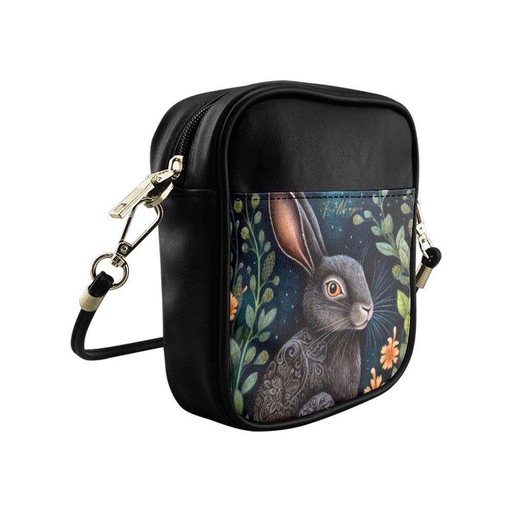 Midnight Hare Ladies Sling Bag Sling Bag (Model 1627)