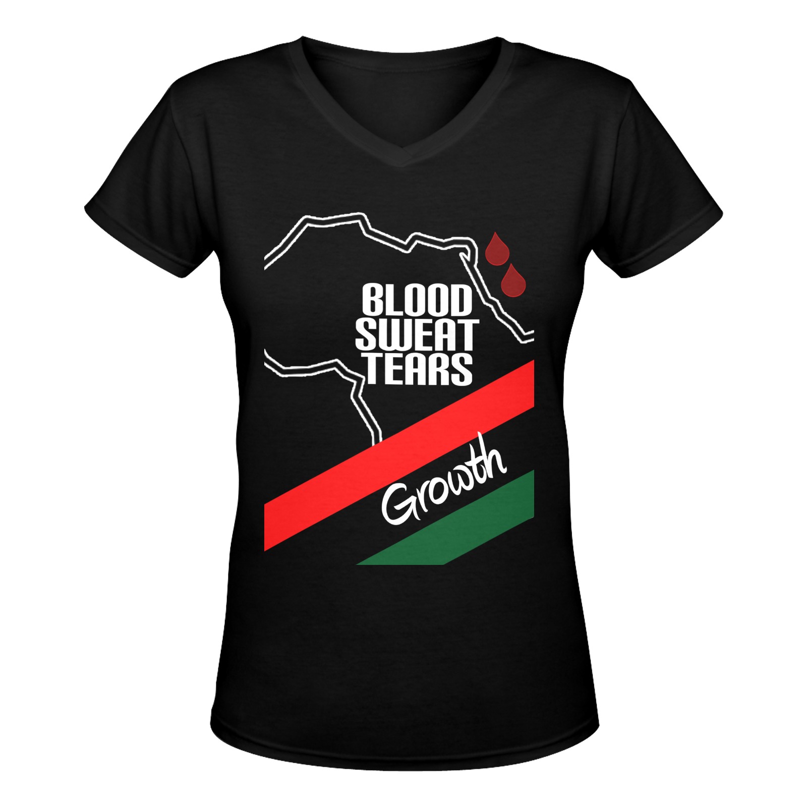 RBG Tees Women's Deep V-neck T-shirt (Model T19)
