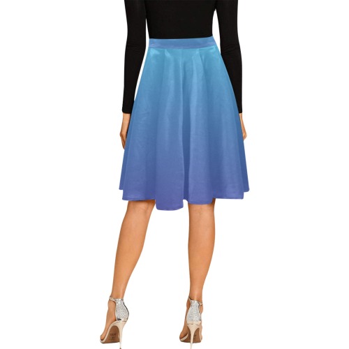 blu mau Melete Pleated Midi Skirt (Model D15)
