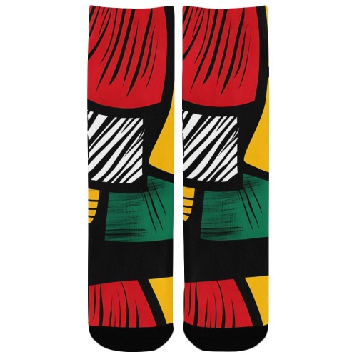 Geometric Pattern Socks for Men