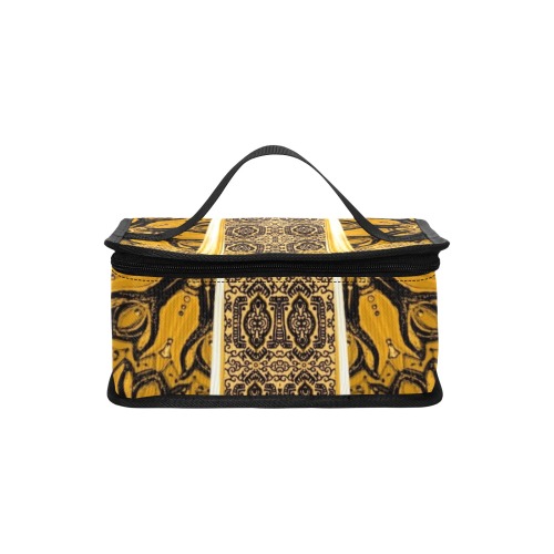 arabesques yellow Portable Lunch Bag (Model 1727)