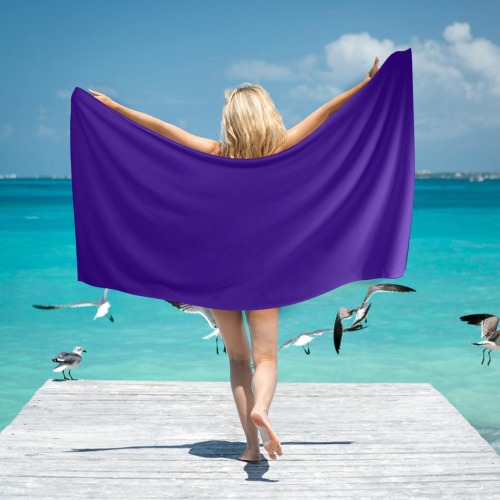 dark violet Beach Towel 31"x71"(NEW)