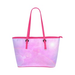 Rainbow Dreams Leather Tote Bag/Small (Model 1651)