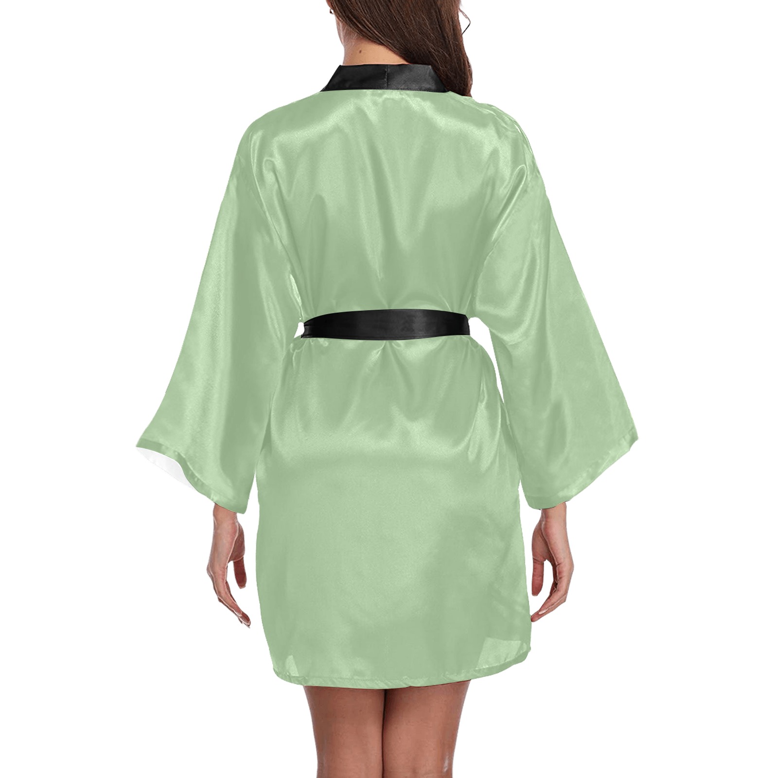 Fair Green Long Sleeve Kimono Robe
