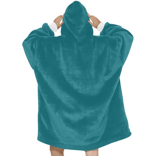 Harbor Blue Blanket Hoodie for Women