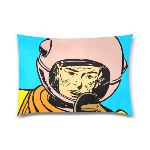 astronaut Custom Zippered Pillow Case 20"x30" (one side)
