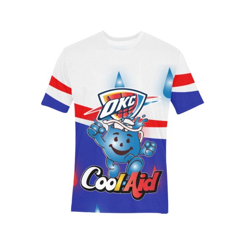 Coolaid Bball DESIGNS-01 Men's All Over Print T-Shirt (Random Design Neck) (Model T63)