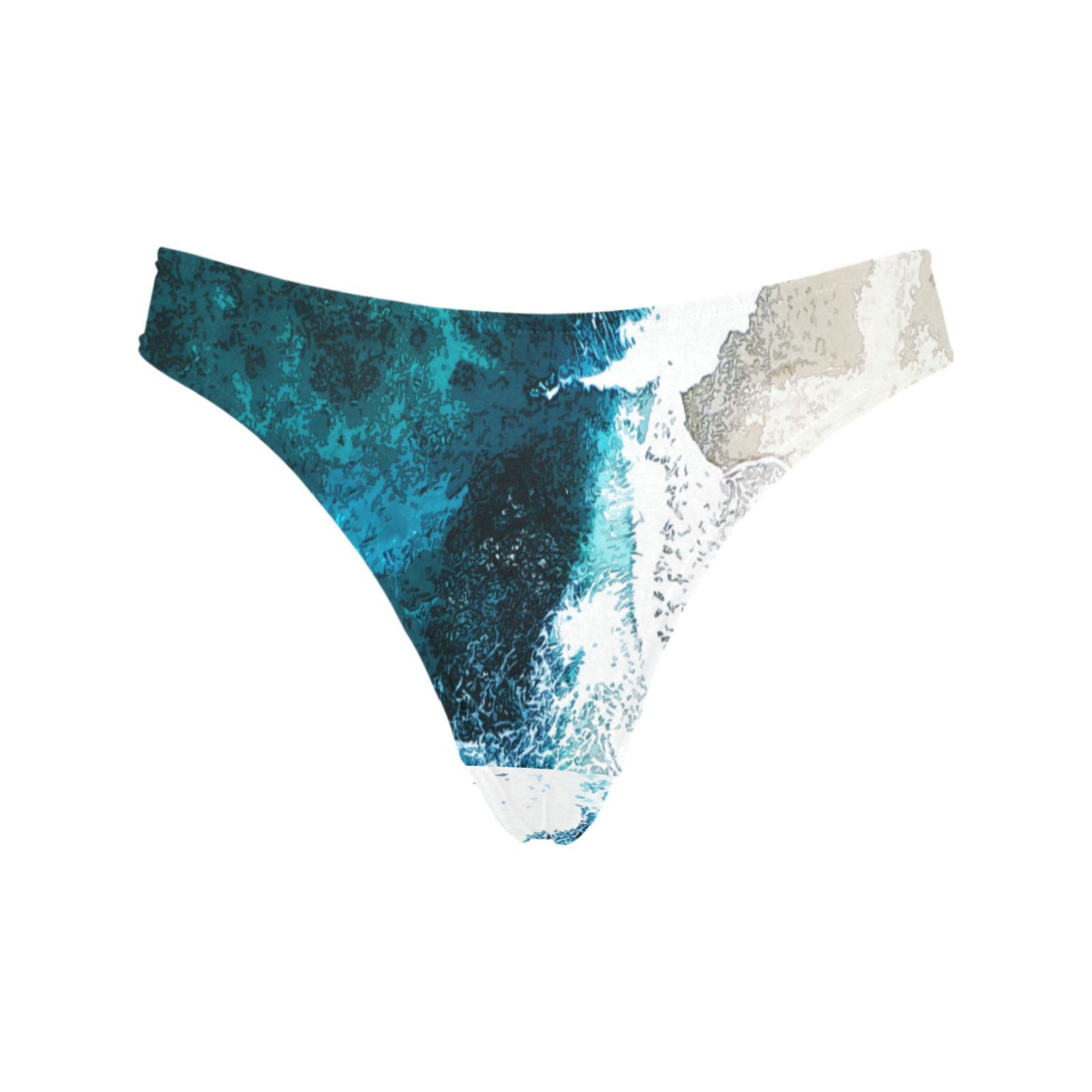Ocean And Beach Women's All Over Print Thongs (Model L30)