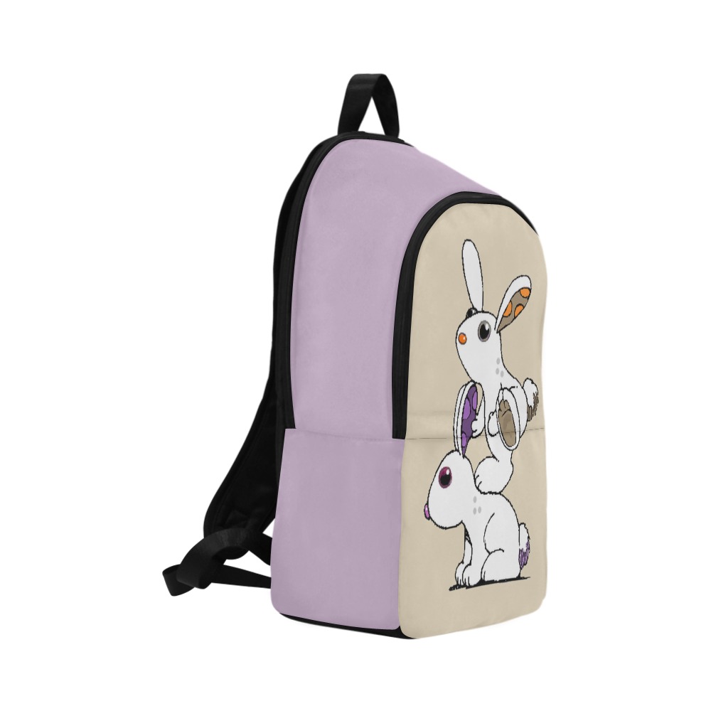 The Bunnies Fabric Backpack for Adult (Model 1659)