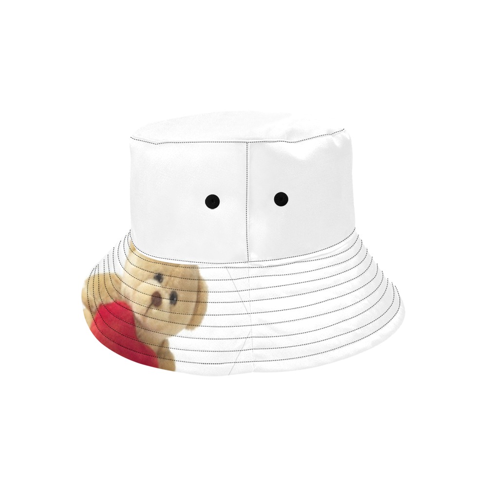 Teddy Bear All Over Print Bucket Hat for Men