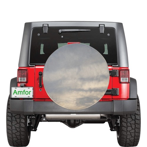 Rippled Cloud Collection 34 Inch Spare Tire Cover