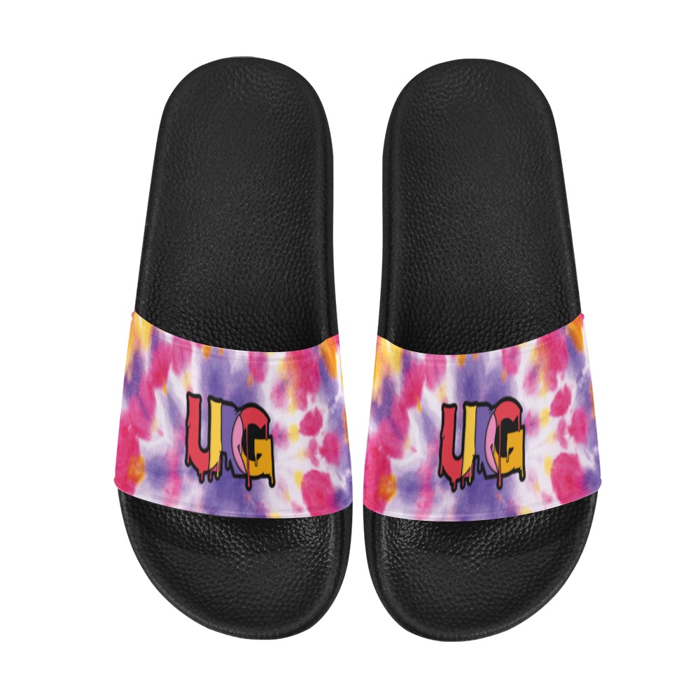 URG Ladies Tie-Dye Slides Women's Slide Sandals (Model 057)