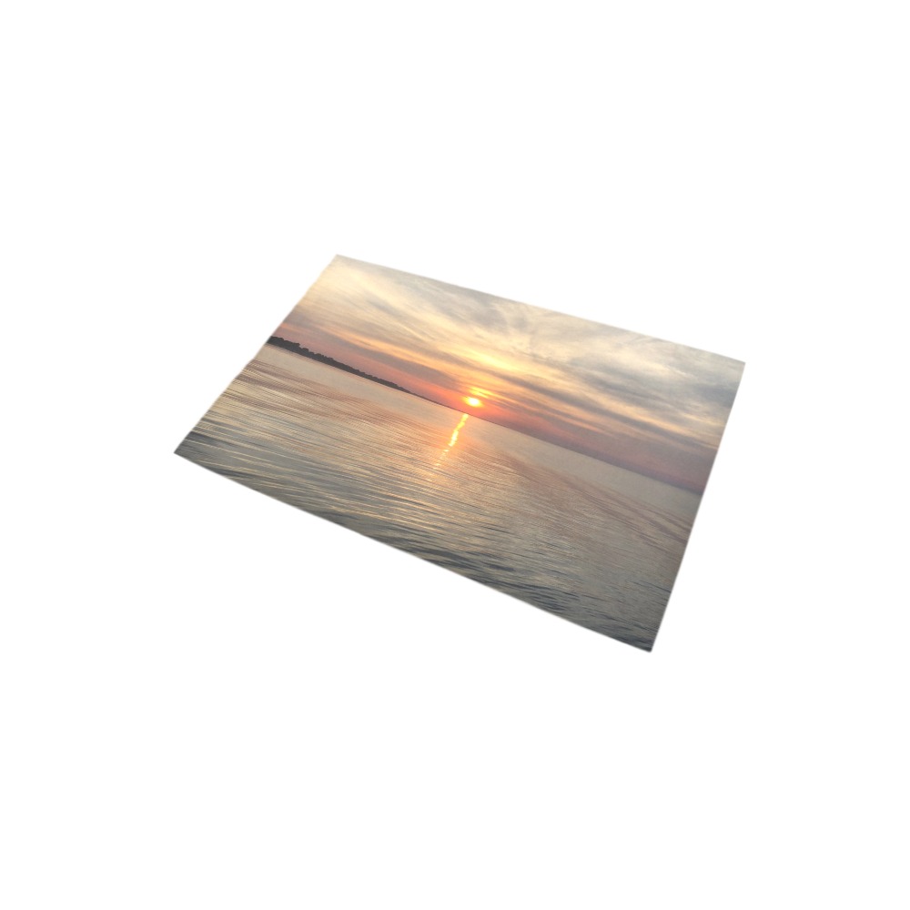 Early Sunset Collection Bath Rug 20''x 32''