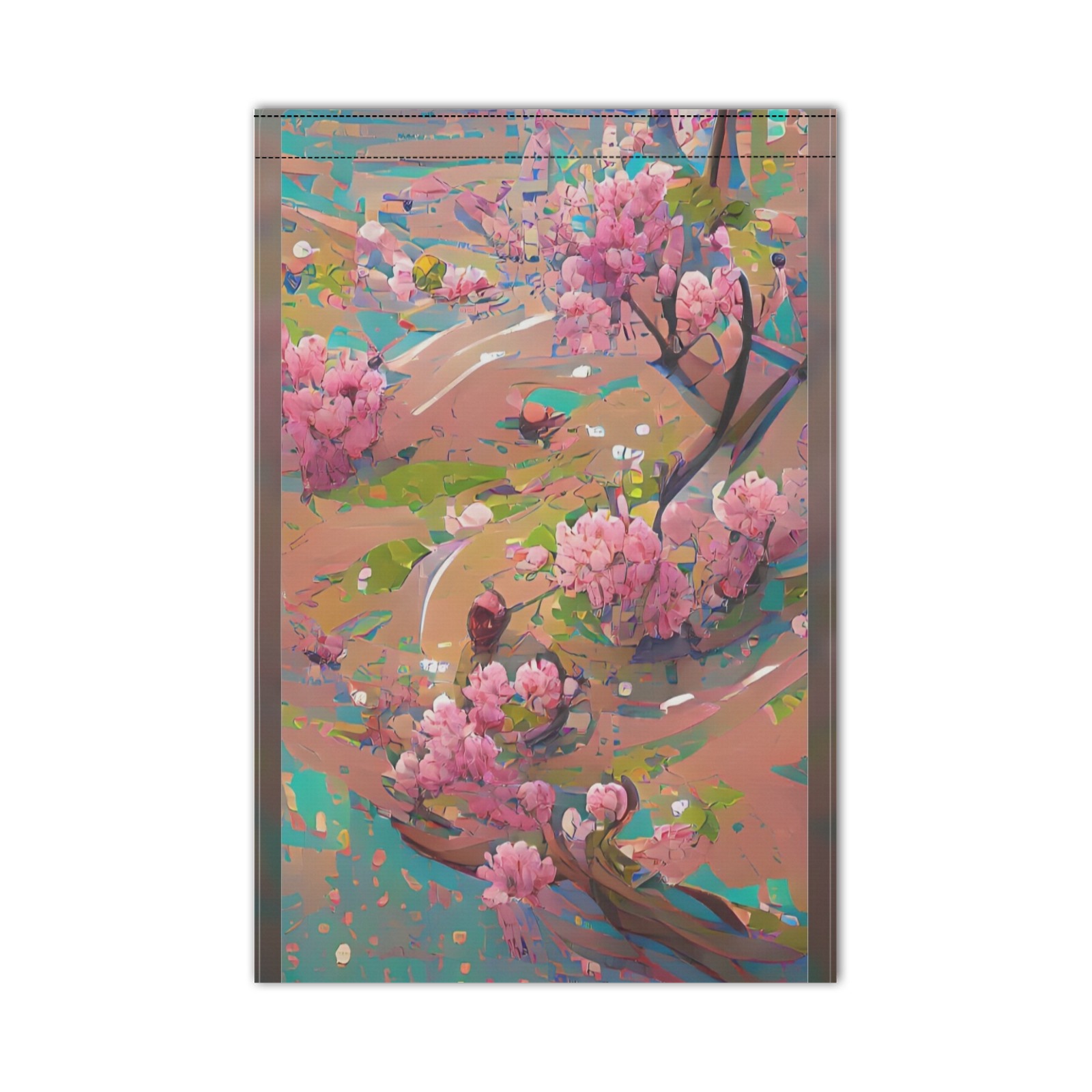 Spring_TradingCard Garden Flag 12''x18'' (Two Sides Printing)