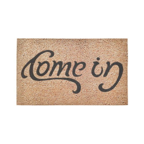 Come in, Go Away Funny Azalea Doormat 30" x 18" (Sponge Material)