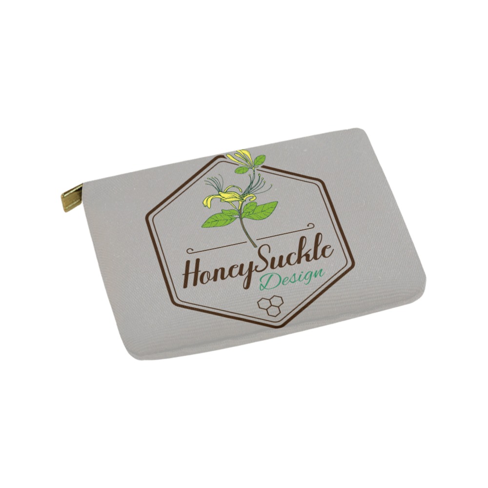 Honey Suckle Design Carry-All Pouch 9.5''x6''