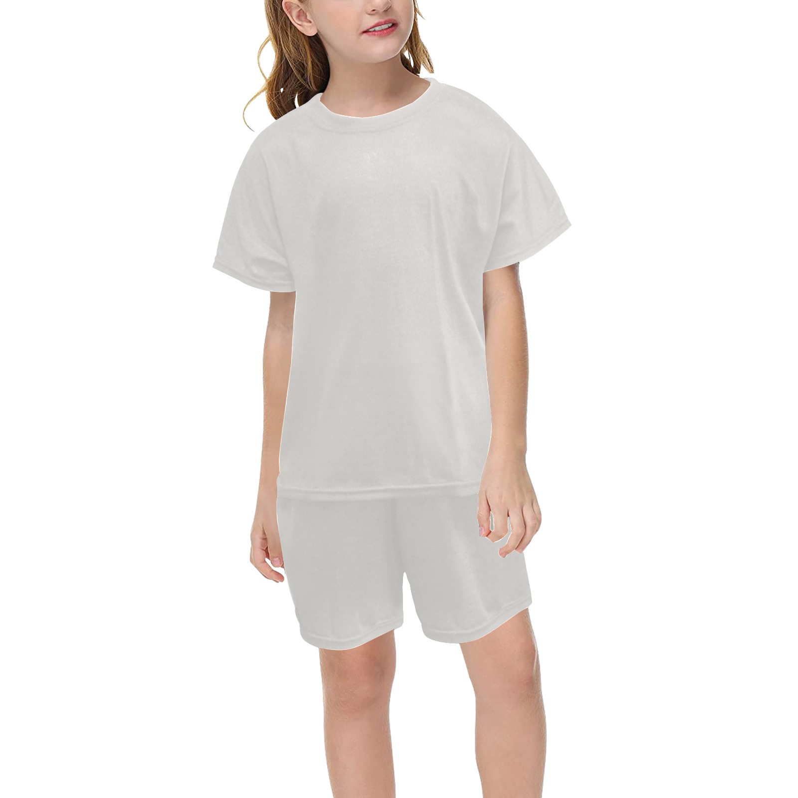White Alyssum Big Girls' Short Pajama Set