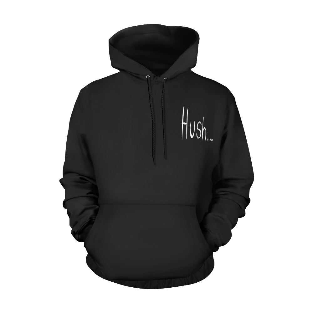 Hush  skull women hoodie All Over Print Hoodie for Women (USA Size) (Model H13)