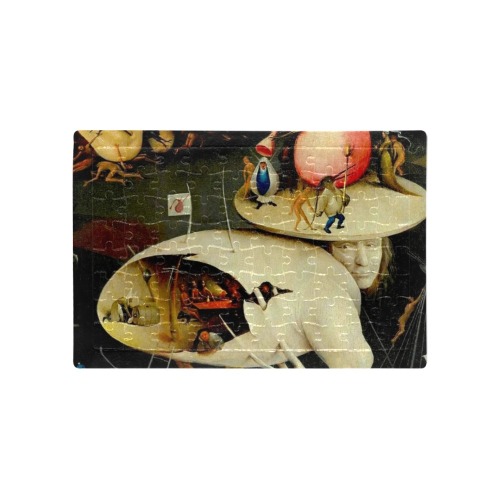 Bosch (Garden of Earthly Delights) 8 A4 Size Jigsaw Puzzle (Set of 80 Pieces)
