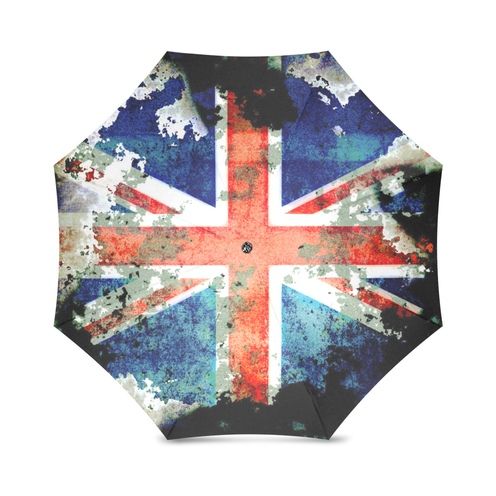 Extreme Grunge Union Jack Flag Foldable Umbrella (Model U01)