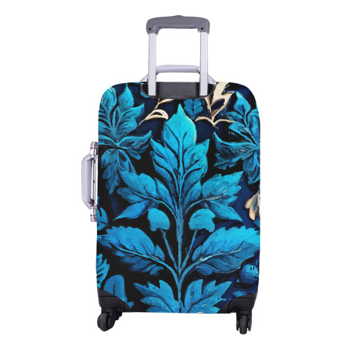 flowers botanic art (9) luggage cover Luggage Cover/Medium 22"-25"