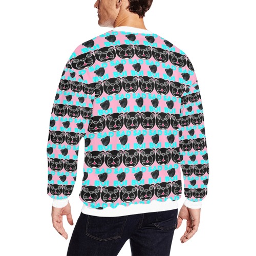 pattern (28) All Over Print Crewneck Sweatshirt for Men (Model H18)