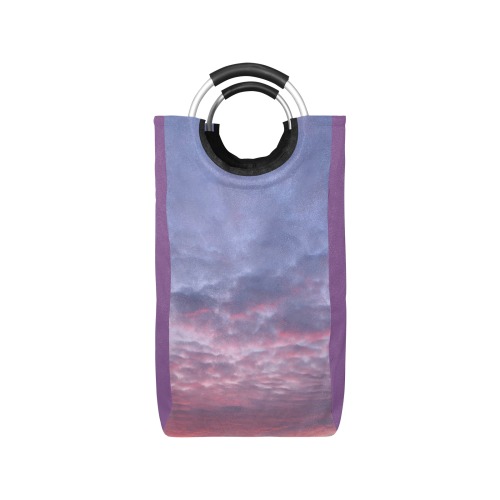 Morning Purple Sunrising Square Laundry Bag
