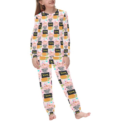 Pattern Kids' All Over Print Pajama Set