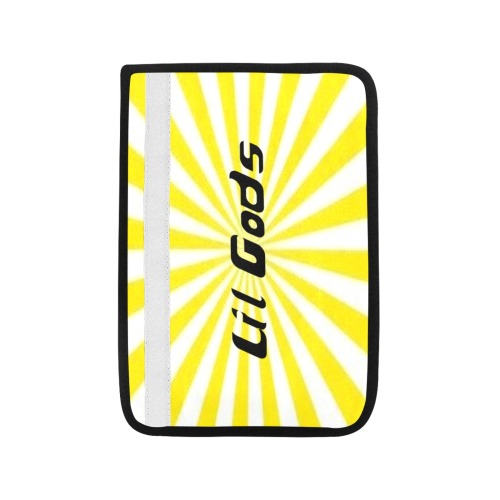Lil Gods Yellow Sun Car Seat Belt Cover 7''x10''