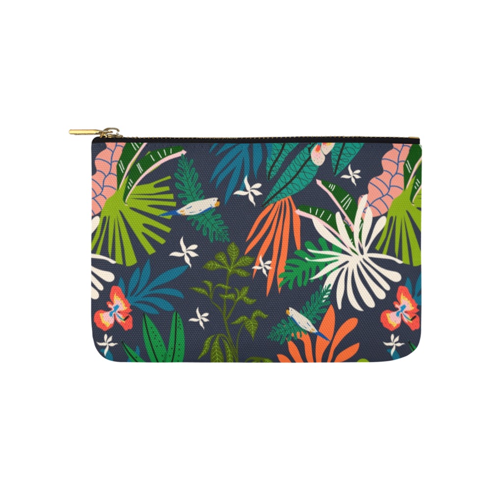 Birds in the jungle modern Carry-All Pouch 9.5''x6''