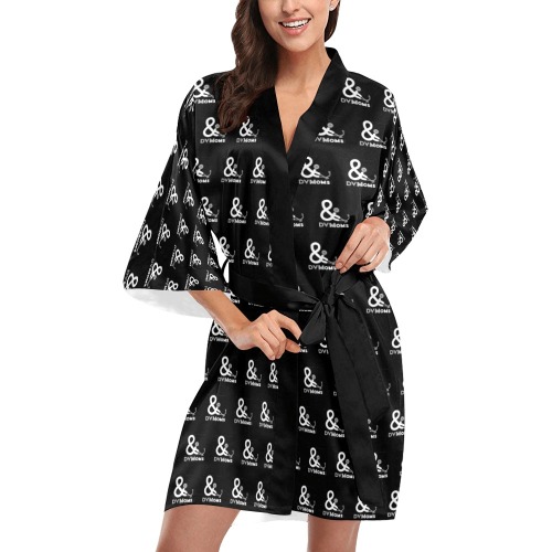 Robe black Kimono Robe