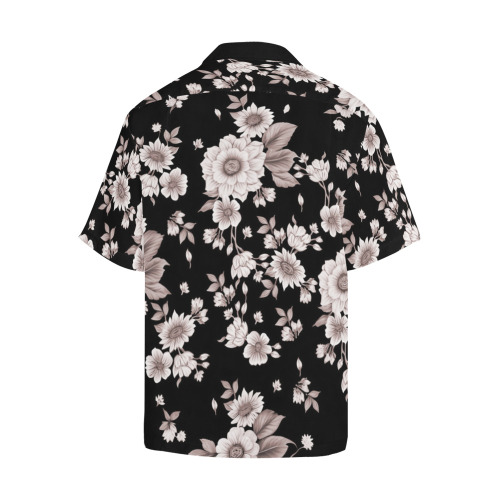 Flowers Hawaiian Shirt (Model T58)