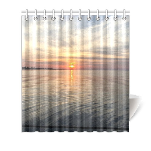 Early Sunset Collection Shower Curtain 66"x72"