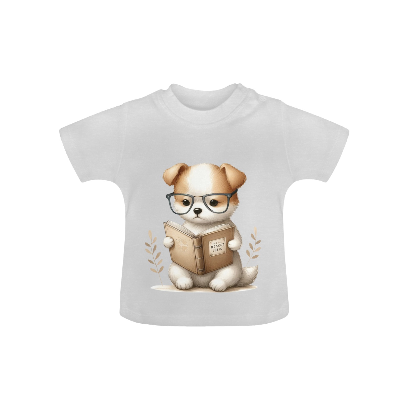 Animals Reading A Book 3 Baby Classic T-Shirt (Model T30)